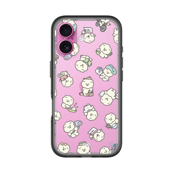 スリムプロテクションプレミアムケース［ もっさりもさお - もさおがいっぱい - クリア ］
