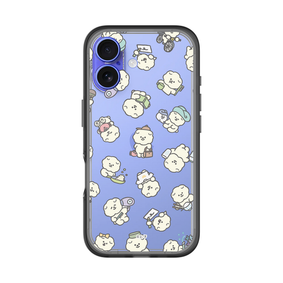 スリムプロテクションプレミアムケース［ もっさりもさお - もさおがいっぱい - クリア ］