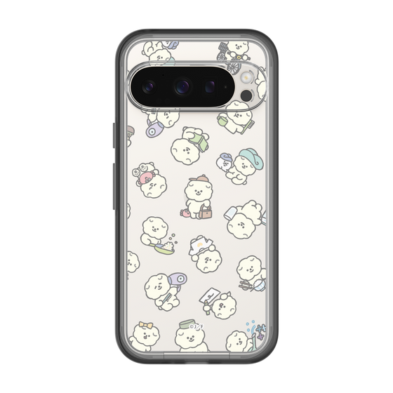 スリムプロテクションプレミアムケース［ もっさりもさお - もさおがいっぱい - クリア ］