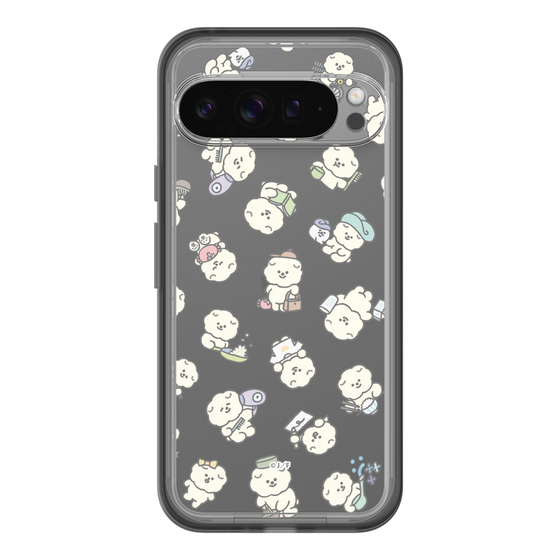 スリムプロテクションプレミアムケース［ もっさりもさお - もさおがいっぱい - クリア ］