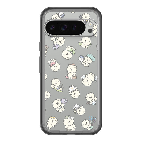 スリムプロテクションプレミアムケース［ もっさりもさお - もさおがいっぱい - クリア ］