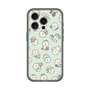 スリムプロテクションプレミアムケース［ もっさりもさお - もさおがいっぱい - グリーン ］