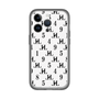 スリムプロテクションプレミアムケース［ Chell classy - Monogram - White ］