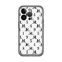 スリムプロテクションプレミアムケース［ Chell classy - Monogram - White ］