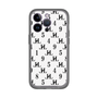 スリムプロテクションプレミアムケース［ Chell classy - Monogram - White ］