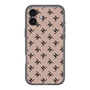 スリムプロテクションプレミアムケース［ Chell classy - Logo - Beige ］