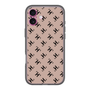 スリムプロテクションプレミアムケース［ Chell classy - Logo - Beige ］