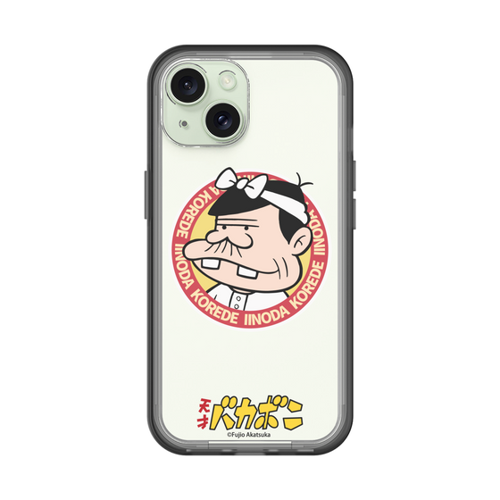 スリムプロテクションプレミアムケース［ 天才バカボン - バッジデザイン ］