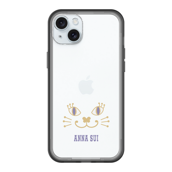 スリムプロテクションプレミアムケース［ ANNA SUI - フェイス - クリア ］
