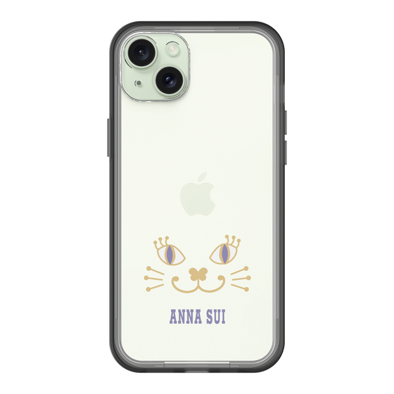 スリムプロテクションプレミアムケース［ ANNA SUI - フェイス - クリア ］