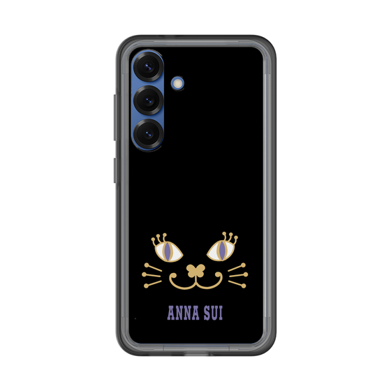 スリムプロテクションプレミアムケース［ ANNA SUI - フェイス - ブラック ］