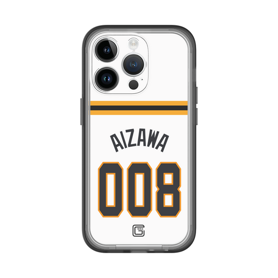 スリムプロテクションプレミアムケース［ 読売ジャイアンツ - #008 AIZAWA - ホーム ］