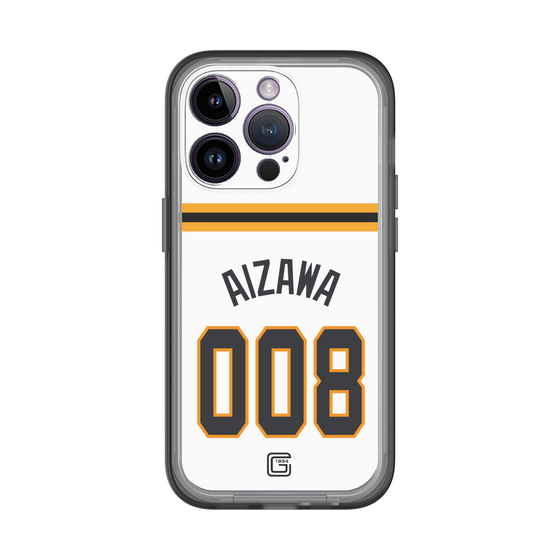 スリムプロテクションプレミアムケース［ 読売ジャイアンツ - #008 AIZAWA - ホーム ］