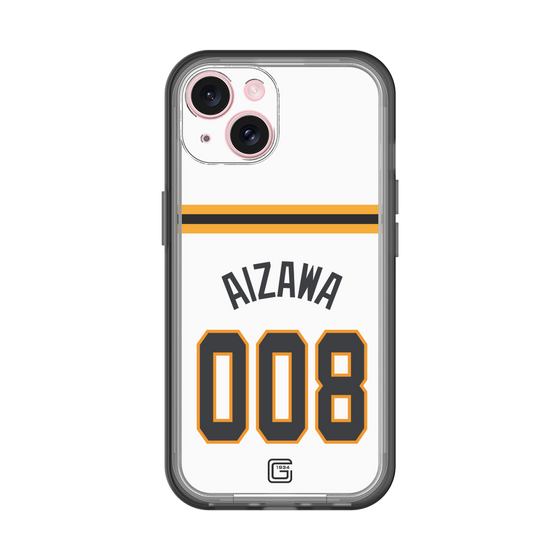 スリムプロテクションプレミアムケース［ 読売ジャイアンツ - #008 AIZAWA - ホーム ］
