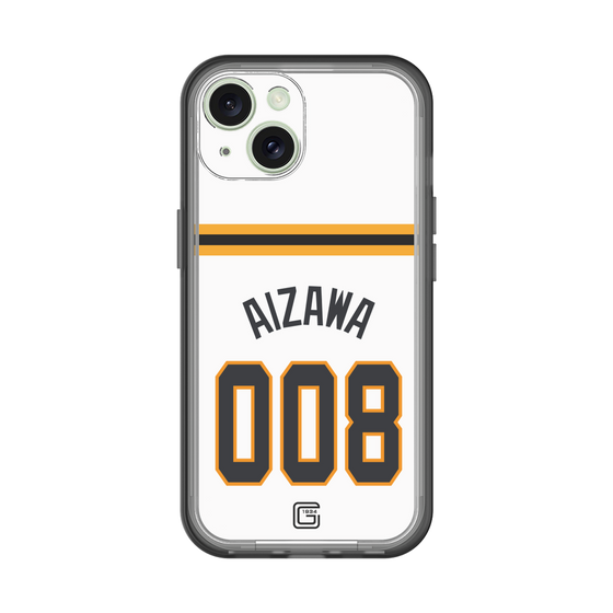 スリムプロテクションプレミアムケース［ 読売ジャイアンツ - #008 AIZAWA - ホーム ］