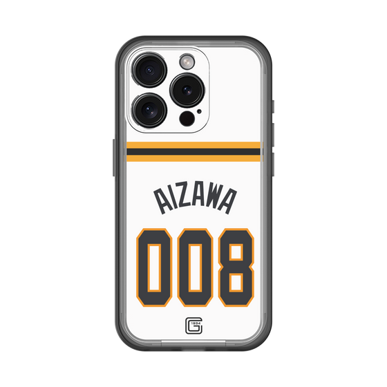 スリムプロテクションプレミアムケース［ 読売ジャイアンツ - #008 AIZAWA - ホーム ］