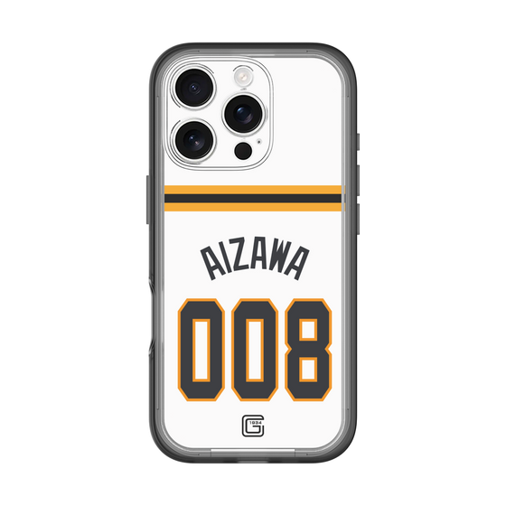 スリムプロテクションプレミアムケース［ 読売ジャイアンツ - #008 AIZAWA - ホーム ］
