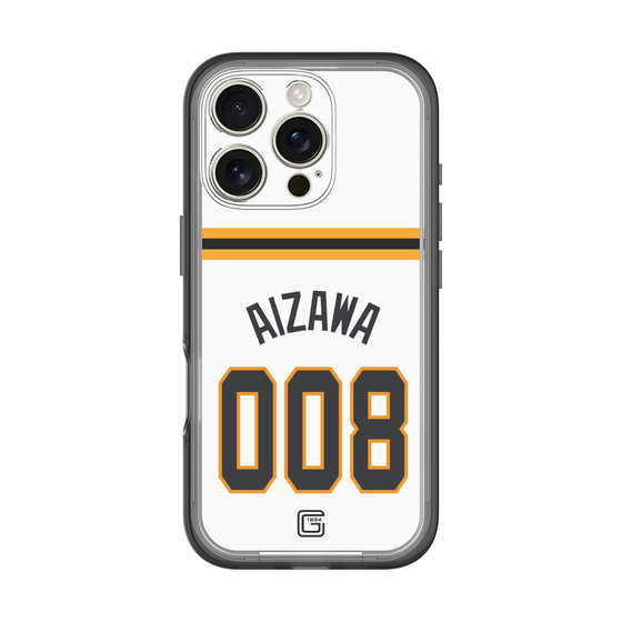 スリムプロテクションプレミアムケース［ 読売ジャイアンツ - #008 AIZAWA - ホーム ］