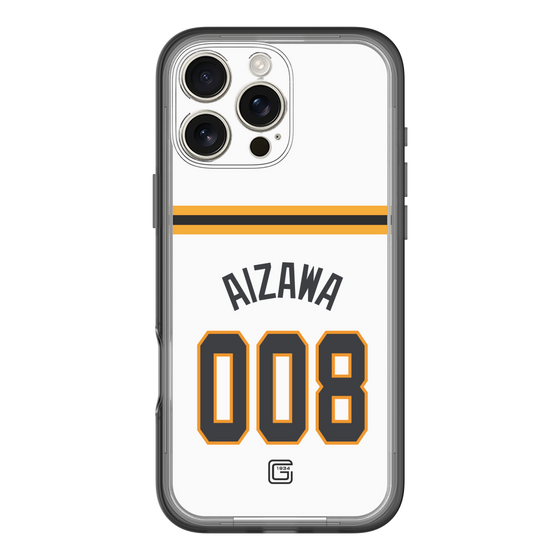 スリムプロテクションプレミアムケース［ 読売ジャイアンツ - #008 AIZAWA - ホーム ］
