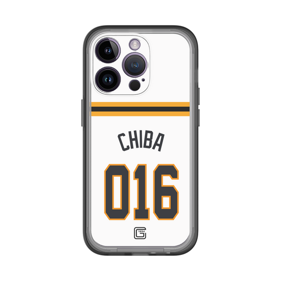 スリムプロテクションプレミアムケース［ 読売ジャイアンツ - #016 CHIBA - ホーム ］