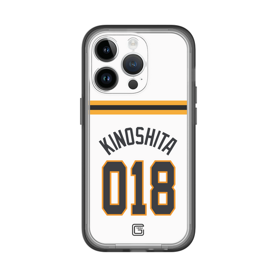 スリムプロテクションプレミアムケース［ 読売ジャイアンツ - #018 KINOSHITA - ホーム ］