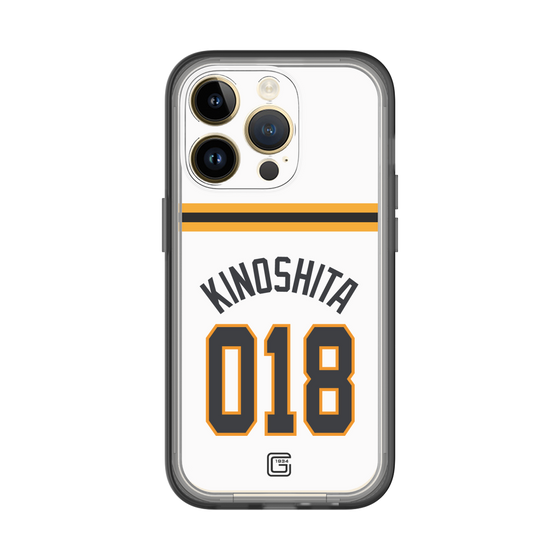 スリムプロテクションプレミアムケース［ 読売ジャイアンツ - #018 KINOSHITA - ホーム ］