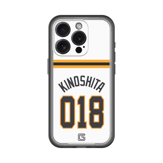 スリムプロテクションプレミアムケース［ 読売ジャイアンツ - #018 KINOSHITA - ホーム ］