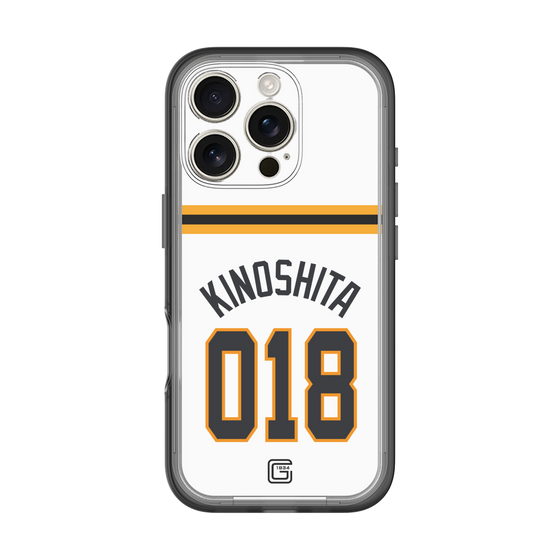 スリムプロテクションプレミアムケース［ 読売ジャイアンツ - #018 KINOSHITA - ホーム ］