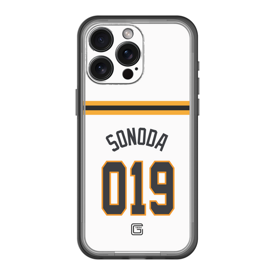 スリムプロテクションプレミアムケース［ 読売ジャイアンツ - #019 SONODA - ホーム ］