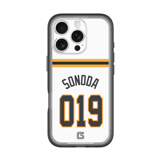 スリムプロテクションプレミアムケース［ 読売ジャイアンツ - #019 SONODA - ホーム ］