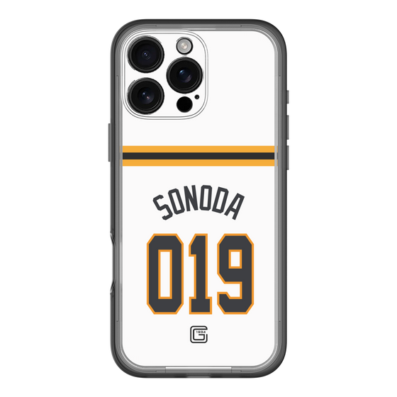 スリムプロテクションプレミアムケース［ 読売ジャイアンツ - #019 SONODA - ホーム ］