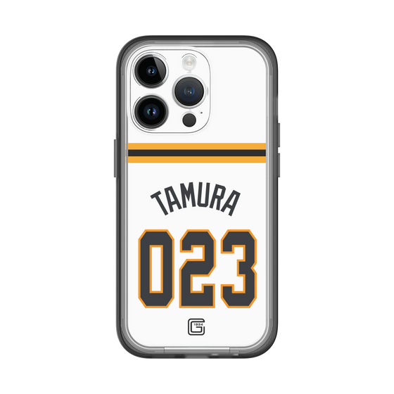 スリムプロテクションプレミアムケース［ 読売ジャイアンツ - #023 TAMURA - ホーム ］