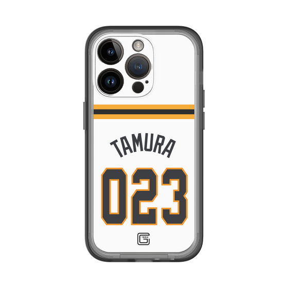 スリムプロテクションプレミアムケース［ 読売ジャイアンツ - #023 TAMURA - ホーム ］