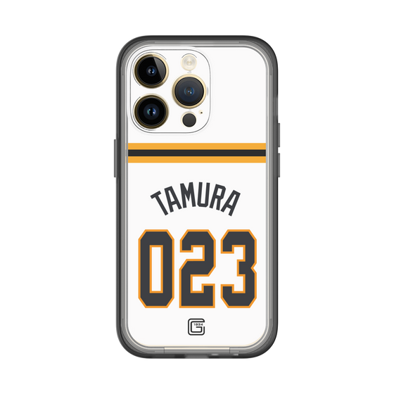スリムプロテクションプレミアムケース［ 読売ジャイアンツ - #023 TAMURA - ホーム ］