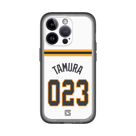 スリムプロテクションプレミアムケース［ 読売ジャイアンツ - #023 TAMURA - ホーム ］