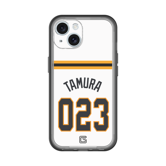 スリムプロテクションプレミアムケース［ 読売ジャイアンツ - #023 TAMURA - ホーム ］
