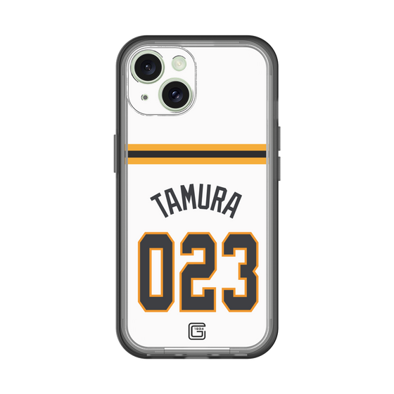 スリムプロテクションプレミアムケース［ 読売ジャイアンツ - #023 TAMURA - ホーム ］