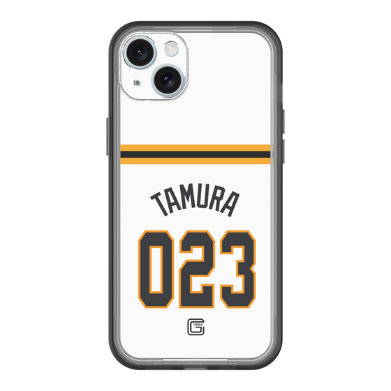 スリムプロテクションプレミアムケース［ 読売ジャイアンツ - #023 TAMURA - ホーム ］