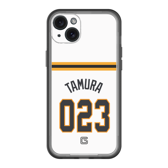 スリムプロテクションプレミアムケース［ 読売ジャイアンツ - #023 TAMURA - ホーム ］