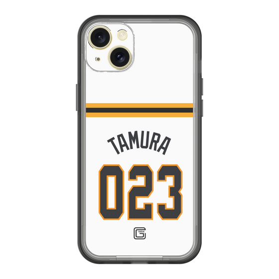 スリムプロテクションプレミアムケース［ 読売ジャイアンツ - #023 TAMURA - ホーム ］