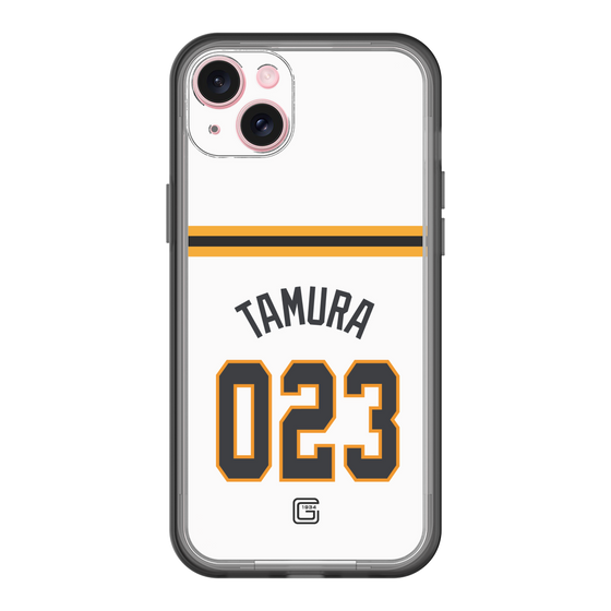 スリムプロテクションプレミアムケース［ 読売ジャイアンツ - #023 TAMURA - ホーム ］