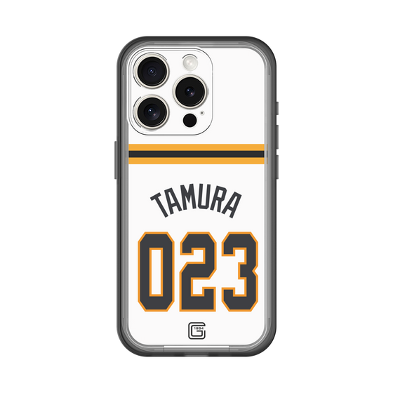 スリムプロテクションプレミアムケース［ 読売ジャイアンツ - #023 TAMURA - ホーム ］
