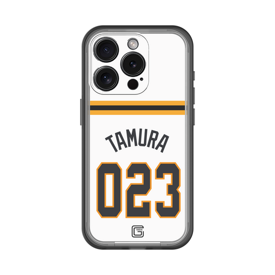 スリムプロテクションプレミアムケース［ 読売ジャイアンツ - #023 TAMURA - ホーム ］