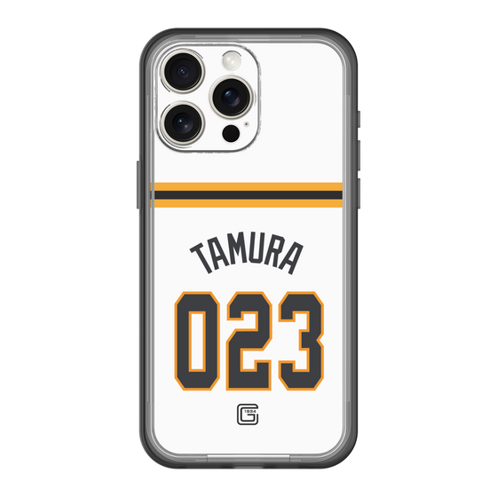 スリムプロテクションプレミアムケース［ 読売ジャイアンツ - #023 TAMURA - ホーム ］