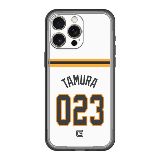 スリムプロテクションプレミアムケース［ 読売ジャイアンツ - #023 TAMURA - ホーム ］