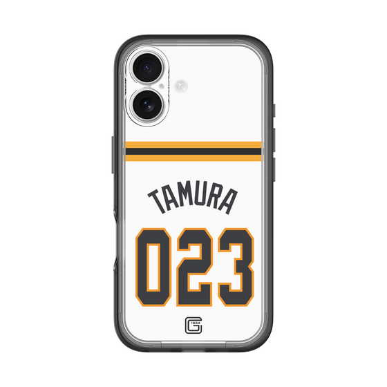 スリムプロテクションプレミアムケース［ 読売ジャイアンツ - #023 TAMURA - ホーム ］