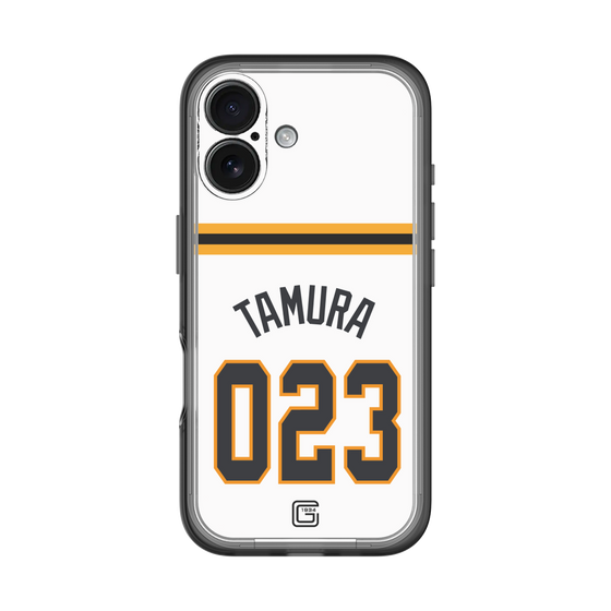 スリムプロテクションプレミアムケース［ 読売ジャイアンツ - #023 TAMURA - ホーム ］