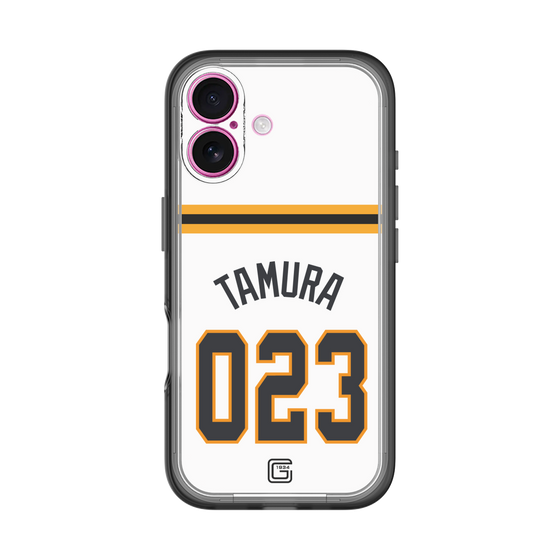 スリムプロテクションプレミアムケース［ 読売ジャイアンツ - #023 TAMURA - ホーム ］
