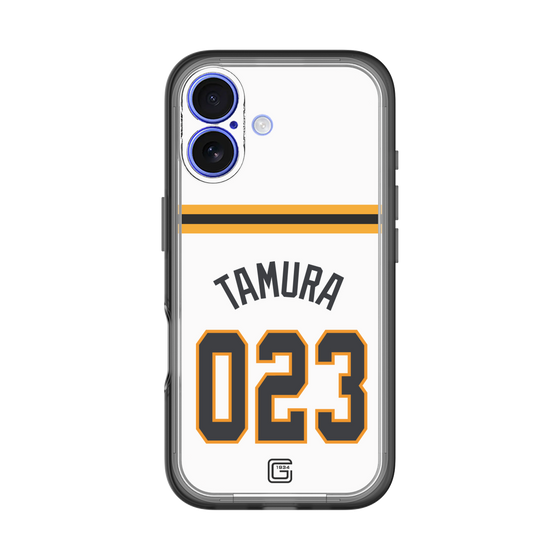 スリムプロテクションプレミアムケース［ 読売ジャイアンツ - #023 TAMURA - ホーム ］