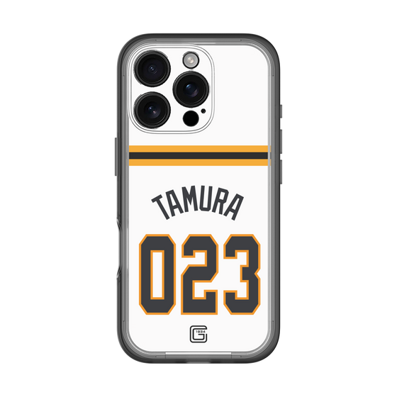 スリムプロテクションプレミアムケース［ 読売ジャイアンツ - #023 TAMURA - ホーム ］
